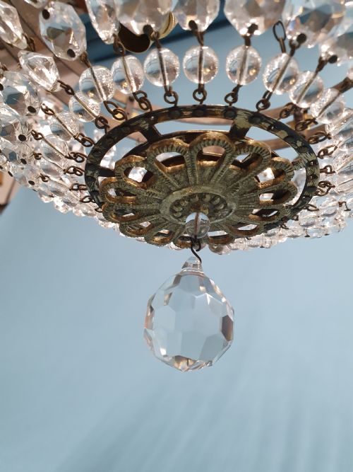 UNUSUAL EARLY 20TH CENTURY BAG CHANDELIER 12 - ADDITIONAL PHOTO 1