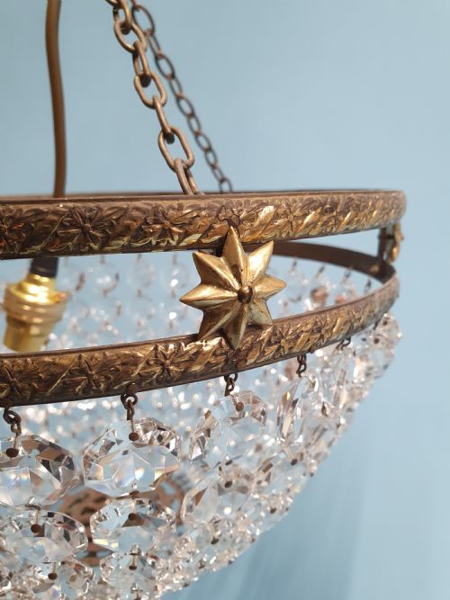 UNUSUAL EARLY 20TH CENTURY BAG CHANDELIER 12 - ADDITIONAL PHOTO 2