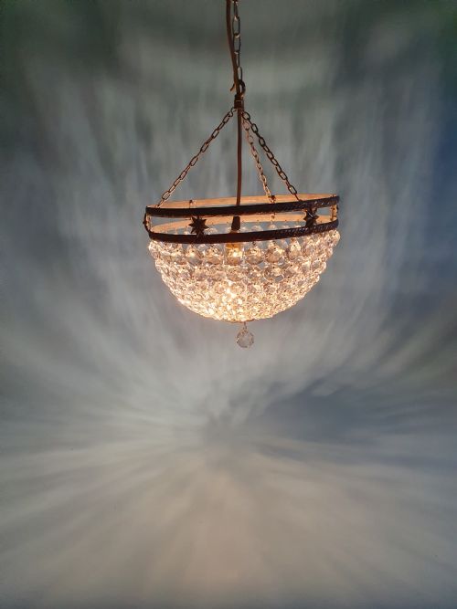 UNUSUAL EARLY 20TH CENTURY BAG CHANDELIER 12 - ADDITIONAL PHOTO 3