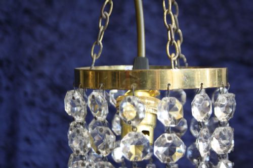 EARLY 20TH CENTURY PAIR OF SMALL SPIKE CHANDELIERS - ADDITIONAL PHOTO 2