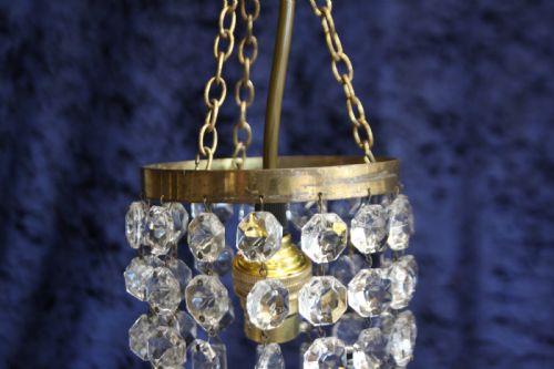 EARLY 20TH CENTURY PAIR OF SMALL SPIKE CHANDELIERS - ADDITIONAL PHOTO 6
