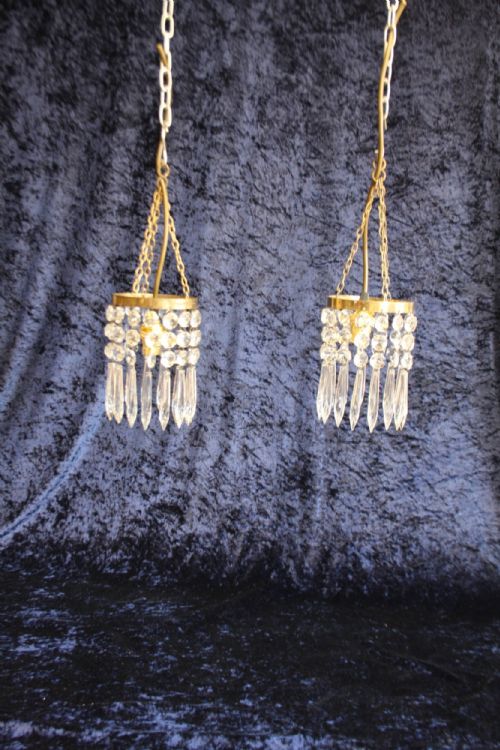 EARLY 20TH CENTURY PAIR OF SMALL SPIKE CHANDELIERS - ADDITIONAL PHOTO 7