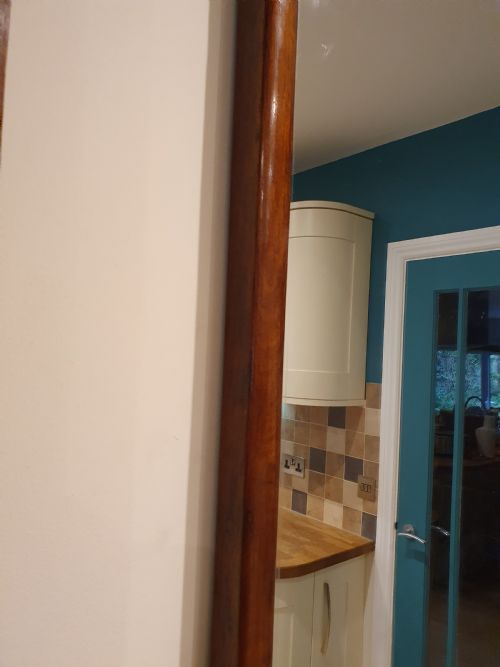 LARGE 19THCENTURY ARCH TOP CONTINENTAL MIRROR 7' - ADDITIONAL PHOTO 6