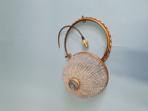 EARLY 20TH CENTURY CEILING MOUNTED FRENCH TAPERED BEAD CHANDELIER 11 - ADDITIONAL PHOTO 5