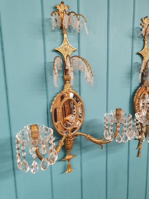 EARLY 20TH CENTURY PAIR OF DECORATIVE WALL LIGHTS 13 - ADDITIONAL PHOTO 2