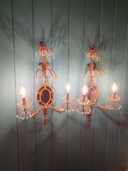EARLY 20TH CENTURY PAIR OF DECORATIVE WALL LIGHTS 13 - ADDITIONAL PHOTO 6