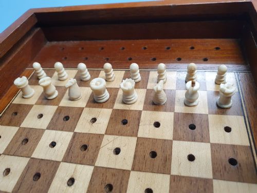 EDWARDIAN MINIATURE CHESS SET - ADDITIONAL PHOTO 3