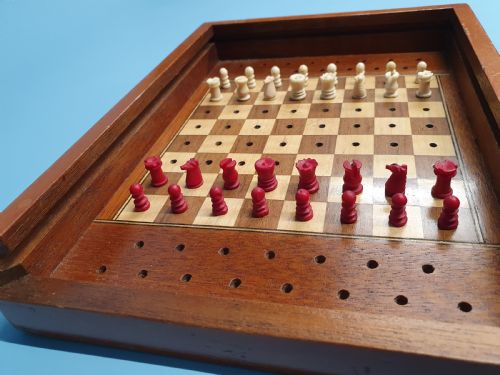 EDWARDIAN MINIATURE CHESS SET - ADDITIONAL PHOTO 5