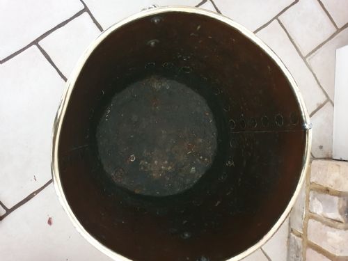 19TH CENTURY COPPER AND BRASS LOG BIN - ADDITIONAL PHOTO 4