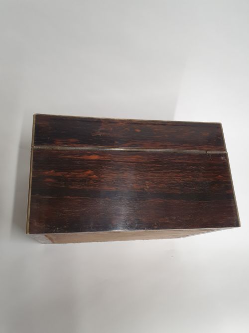 19THCENTURY COROMANDEL DRESSING BOX C1870 WITH WORKING KEY - ADDITIONAL PHOTO 7