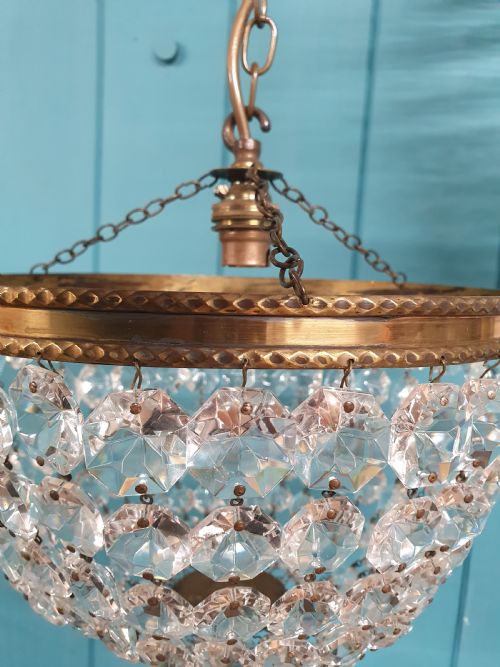 EARLY 20TH CENTURY PAIR OF BAG CHANDELIERS 10 - ADDITIONAL PHOTO 3