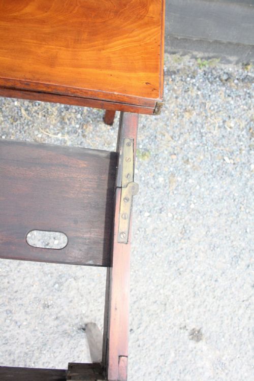 GEORGIAN MAHOGANY TEA TABLE - ADDITIONAL PHOTO 7
