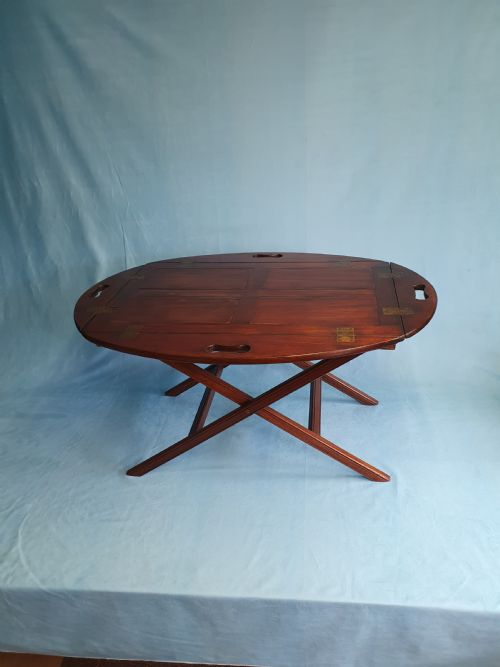 EARLY 19THCENTURY FOLDING BUTLERS TRAY ON STAND - ADDITIONAL PHOTO 4