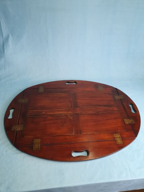 EARLY 19THCENTURY FOLDING BUTLERS TRAY ON STAND - ADDITIONAL PHOTO 7