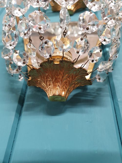 EARLY 20TH CENTURY SET OF FOUR BAG WALL LIGHTS - ADDITIONAL PHOTO 4