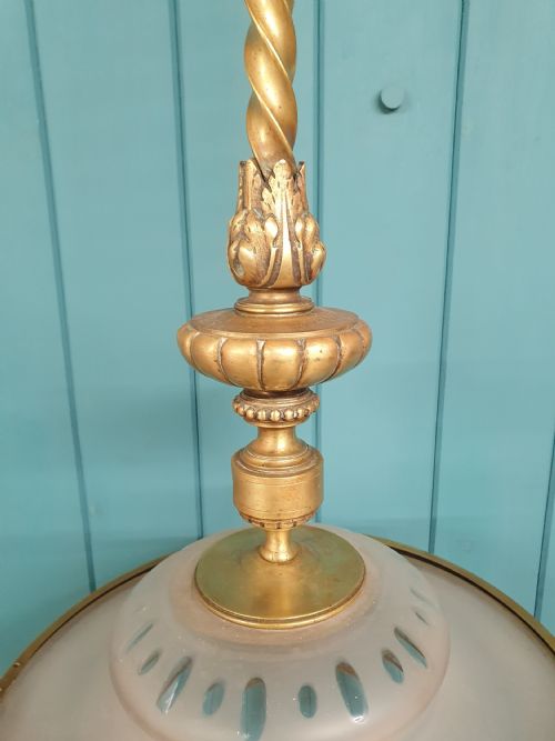 EARLY 20TH CENTURY TALL FRENCH HALL LIGHT - ADDITIONAL PHOTO 6