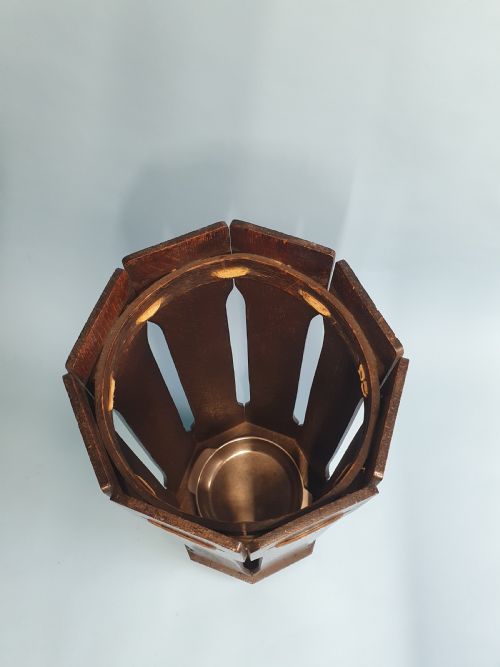 EARLY 20TH CENTURY WOODEN STICK STAND - ADDITIONAL PHOTO 3