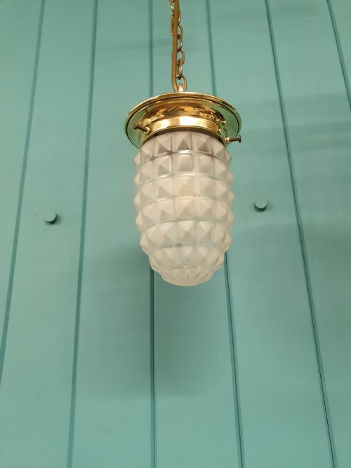 EARLY 20TH CENTURY SMALL PINEAPPLE SHAPED PENDANT - ADDITIONAL PHOTO 2