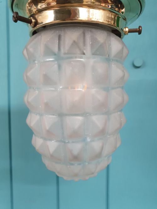 EARLY 20TH CENTURY SMALL PINEAPPLE SHAPED PENDANT - ADDITIONAL PHOTO 4