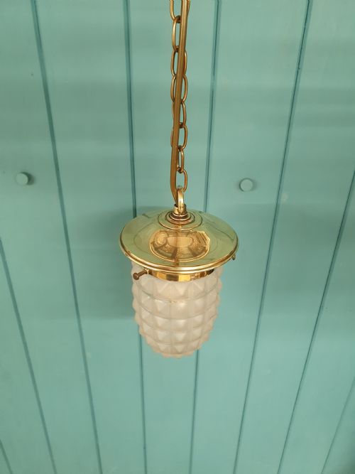 EARLY 20TH CENTURY SMALL PINEAPPLE SHAPED PENDANT - ADDITIONAL PHOTO 5