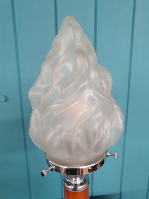 ART DECO EMPIRE TORCH LAMP - ADDITIONAL PHOTO 5
