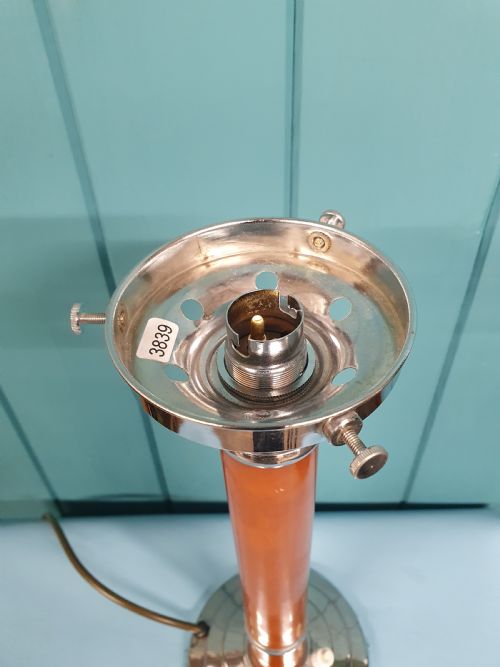 ART DECO EMPIRE TORCH LAMP - ADDITIONAL PHOTO 4
