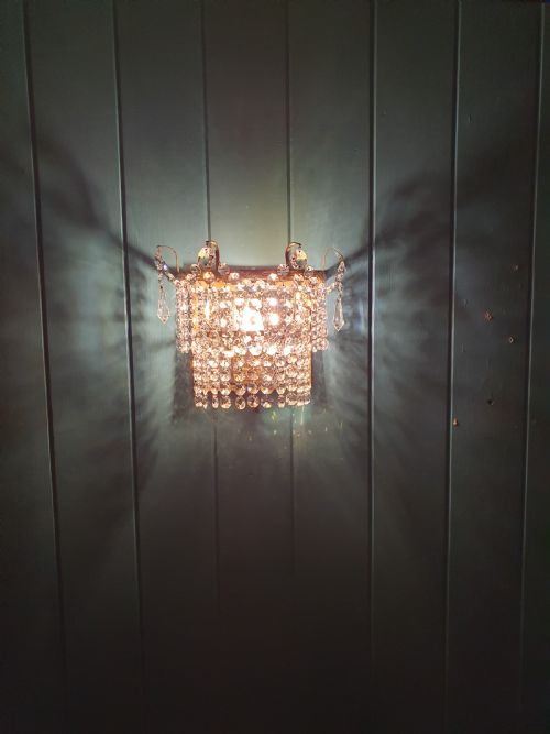 EARLY 20TH CENTURY ANTIQUE WALL LIGHT - ADDITIONAL PHOTO 3