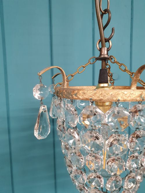 EARLY 20TH CENTURY BAG CHANDELIER 7 - ADDITIONAL PHOTO 2