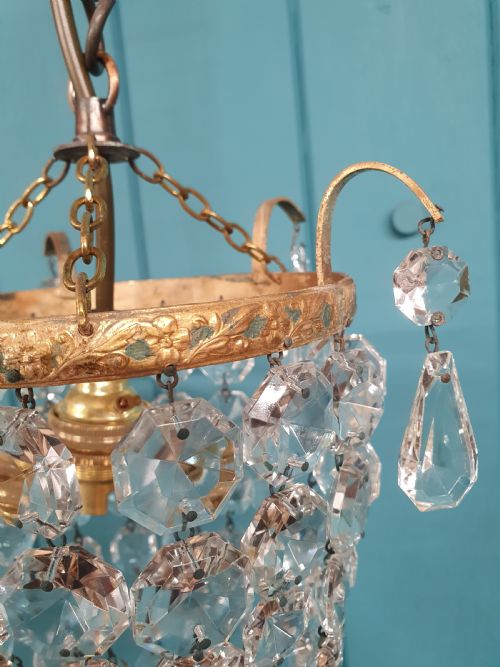 EARLY 20TH CENTURY BAG CHANDELIER 7 - ADDITIONAL PHOTO 6