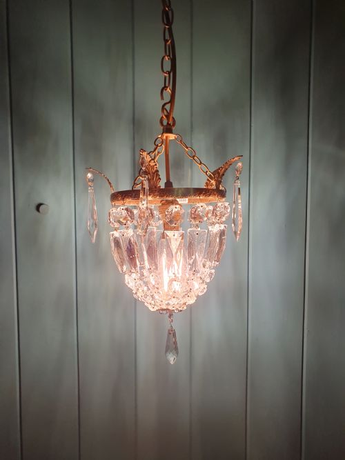 ANTIQUE PRISON BAG CHANDELIER 8 - ADDITIONAL PHOTO 2