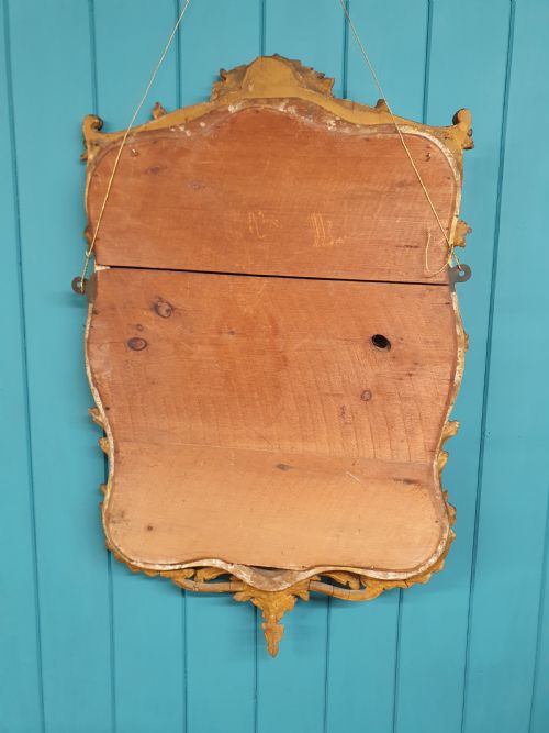 19THCENTURY GILT WOOD MIRROR ROCOCO STYLE - ADDITIONAL PHOTO 7