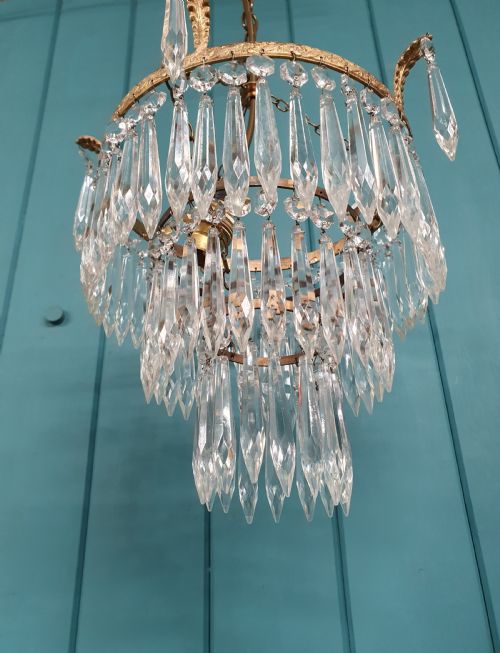 ANTIQUES SPIKE CHANDELIER 11 - ADDITIONAL PHOTO 2