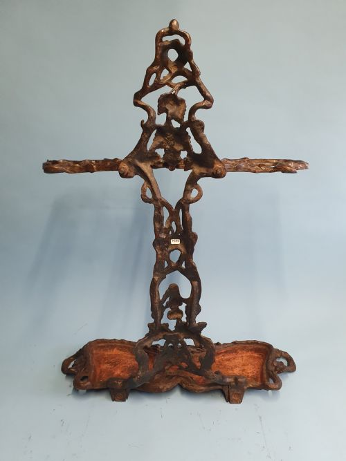 A KENRICK SONS CAST IRON STICK STAND C1880 - ADDITIONAL PHOTO 4