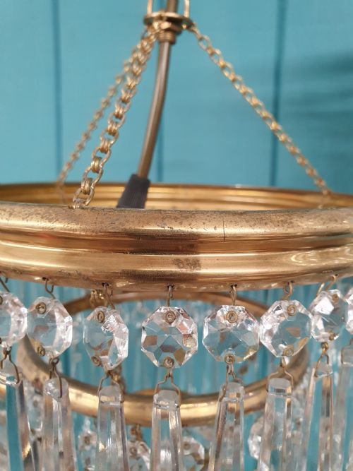THREE EARLY 20TH CENTURY SPIKE CHANDELIERS 8 - ADDITIONAL PHOTO 2