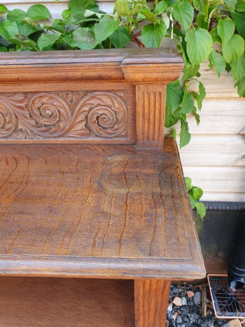 PAIR OF 19THCENTURY OAK BOOKCASES 6' WIDE - ADDITIONAL PHOTO 3