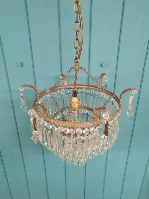 ANTIQUES SPIKE CHANDELIER 13 - ADDITIONAL PHOTO 1