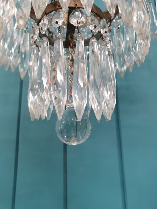ANTIQUES SPIKE CHANDELIER 13 - ADDITIONAL PHOTO 2