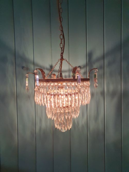 ANTIQUES SPIKE CHANDELIER 13 - ADDITIONAL PHOTO 5