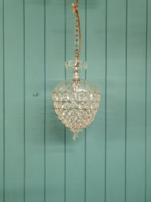 EARLY 20TH CENTURY DOME TOP CHANDELIER 8