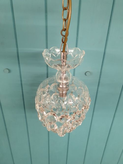 EARLY 20TH CENTURY DOME TOP CHANDELIER 6 - ADDITIONAL PHOTO 1