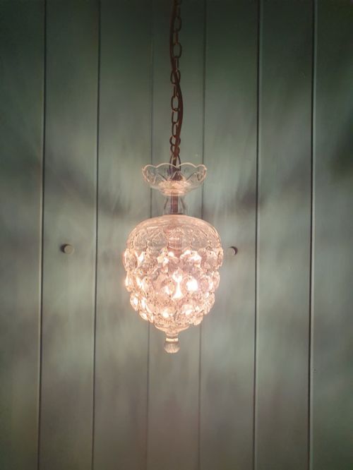 EARLY 20TH CENTURY DOME TOP CHANDELIER 6 - ADDITIONAL PHOTO 2