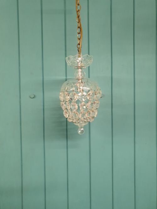 EARLY 20TH CENTURY DOME TOP CHANDELIER 6