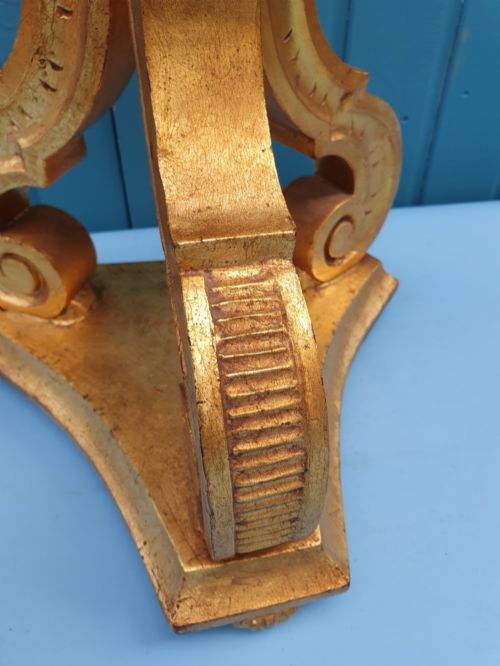 LATE 19TH CENTURY GILTWOOD STANDARD LAMP - ADDITIONAL PHOTO 7