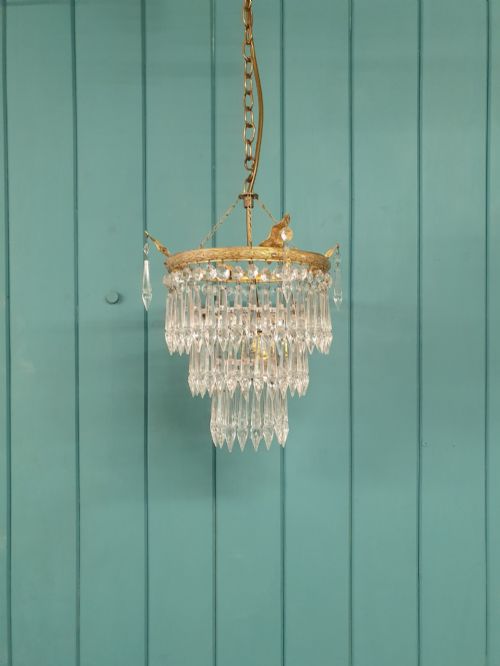Antique Spike Chandelier 10"