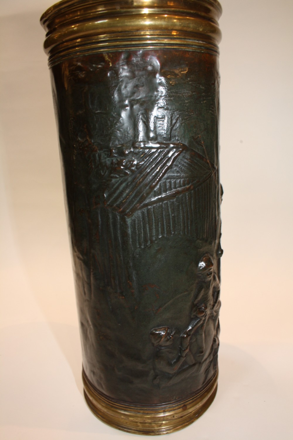 Brass and Copper Stick Stand View II