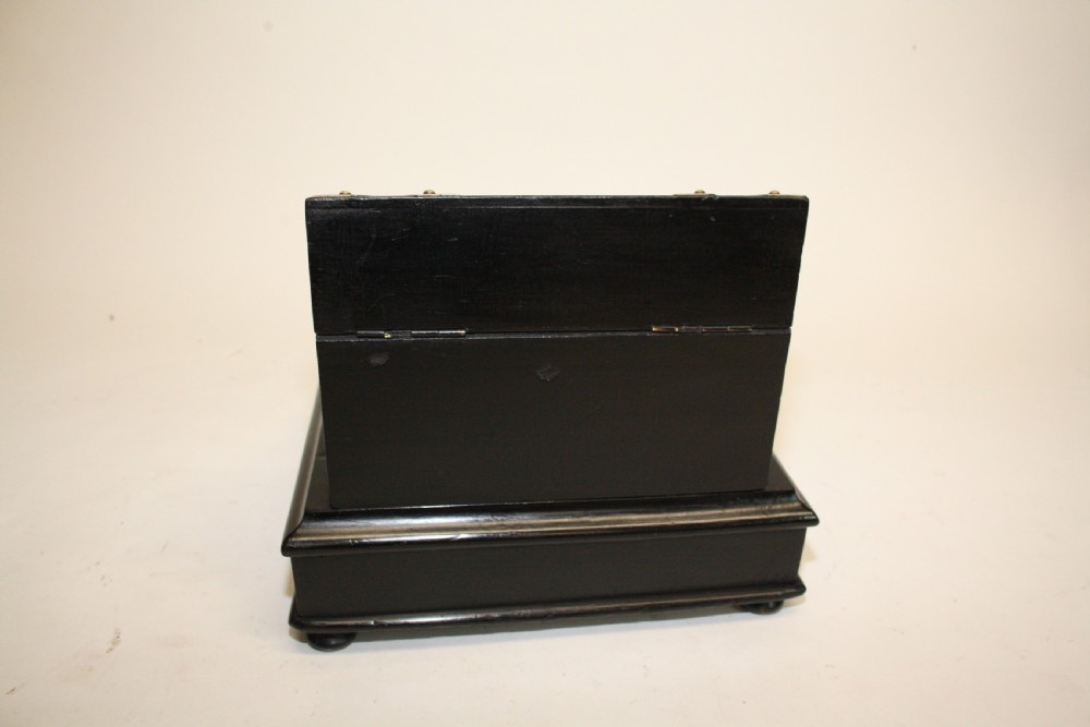 Late 19th century Ebony desk tidy View V