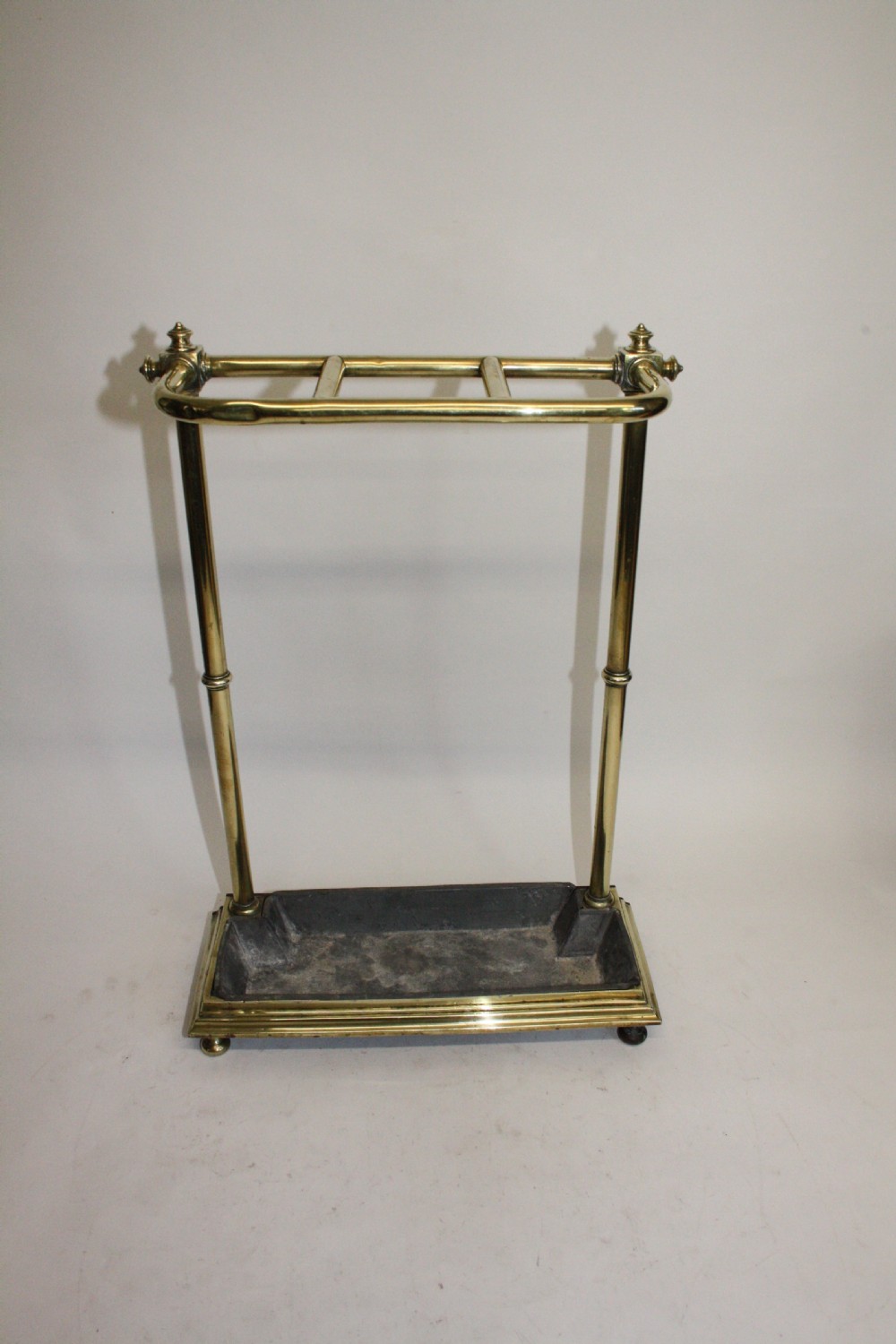 Late 19th century sticks stand brass