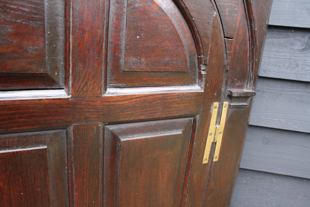 Mid 18th century oak corner cupboard View III