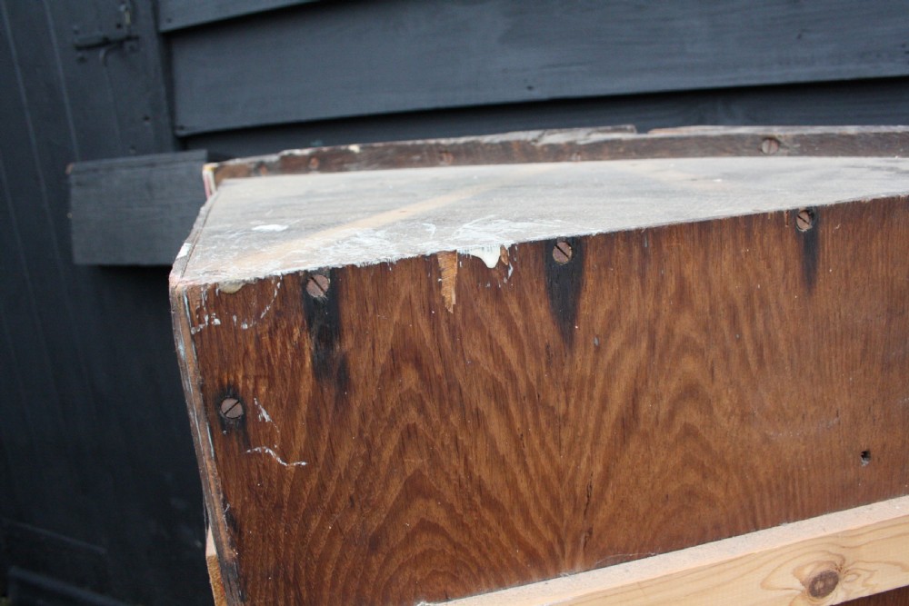 Mid 18th century oak corner cupboard View V
