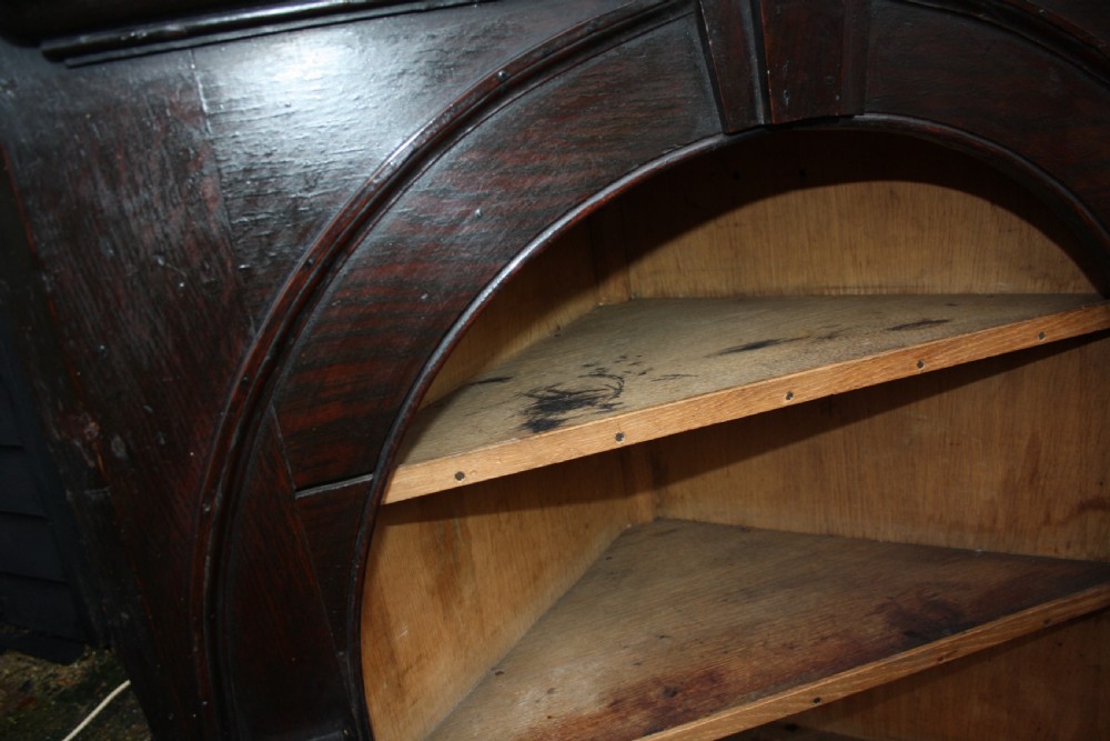 Mid 18th century oak corner cupboard View XI